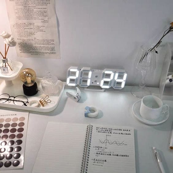 NCTZ 3D LED Clock