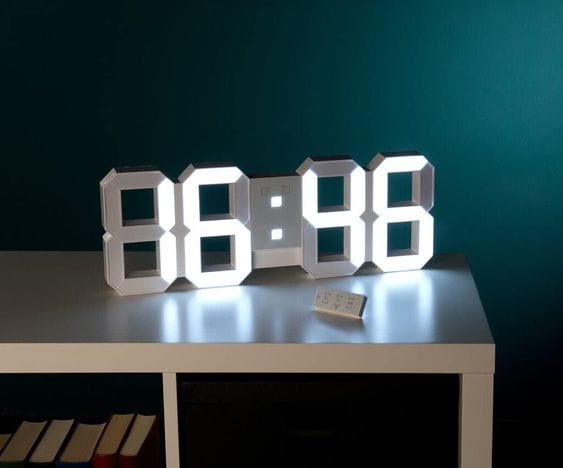 NCTZ 3D LED Clock