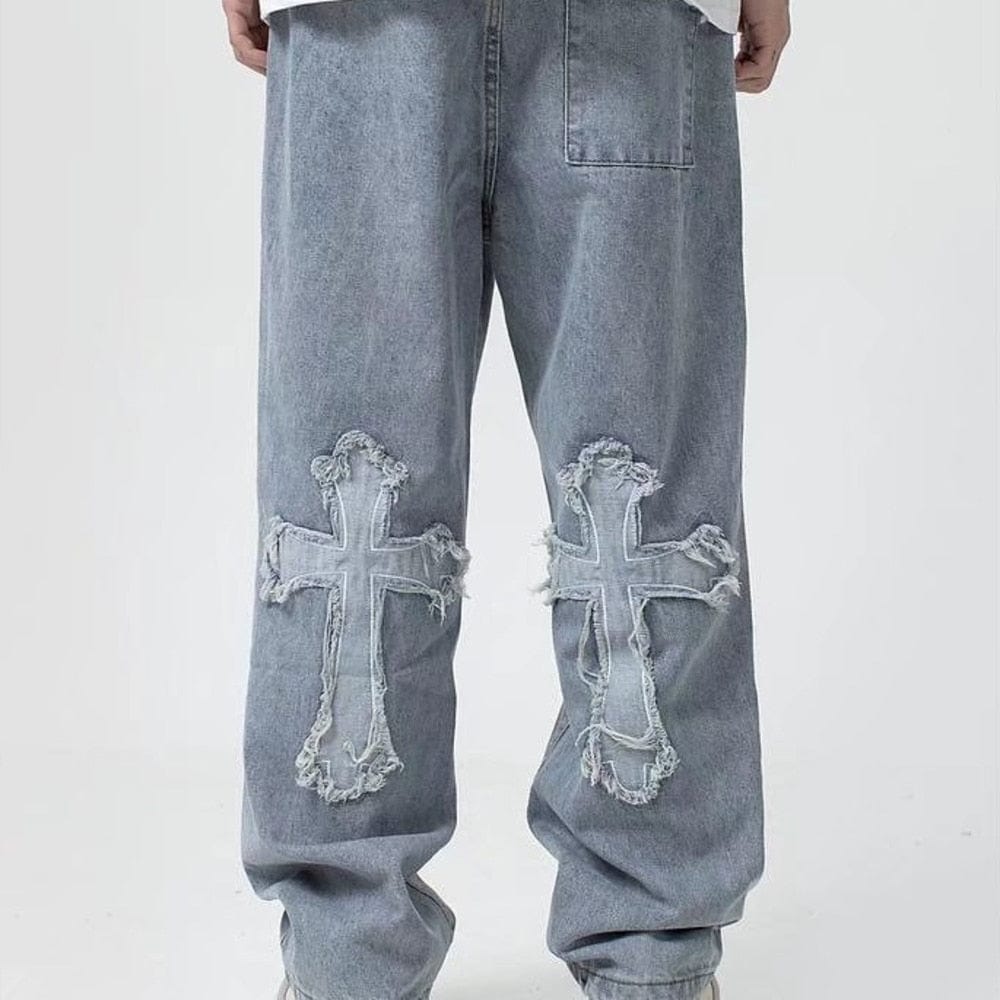 NCTZ - 66 Embroided Cross Jeans