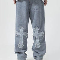 Thumbnail for NCTZ - 66 Embroided Cross Jeans