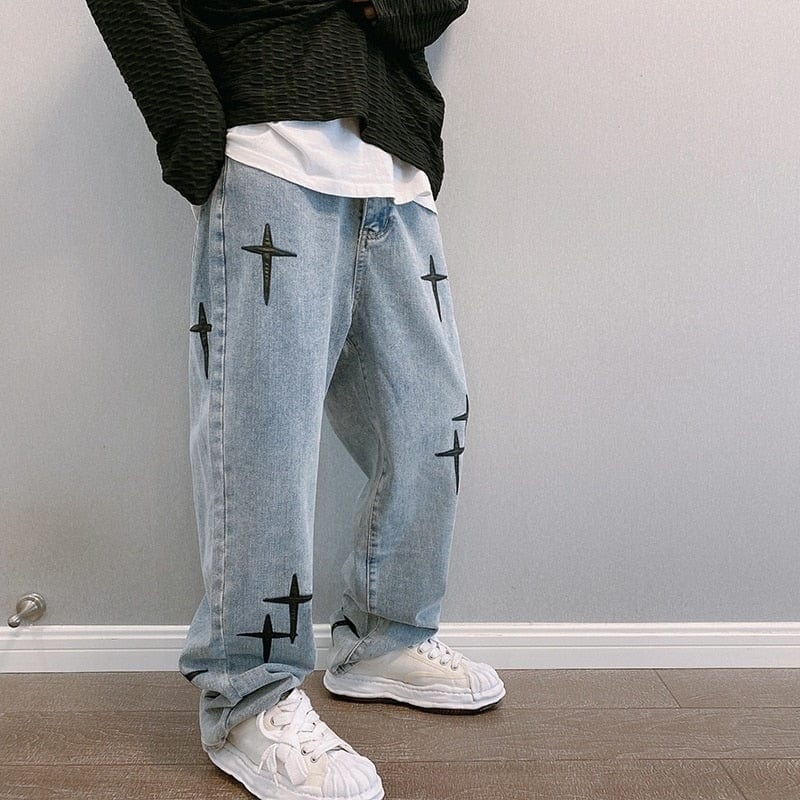 NCTZ 74 - Cross Print Jeans