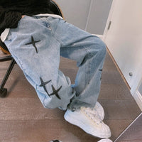 Thumbnail for NCTZ 74 - Cross Print Jeans